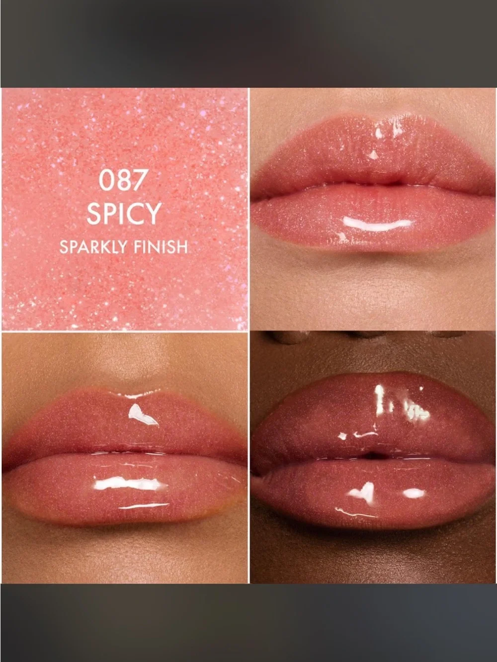 New Release Dior Lip Glow Oil - 087 Spicy Sparkly Finish